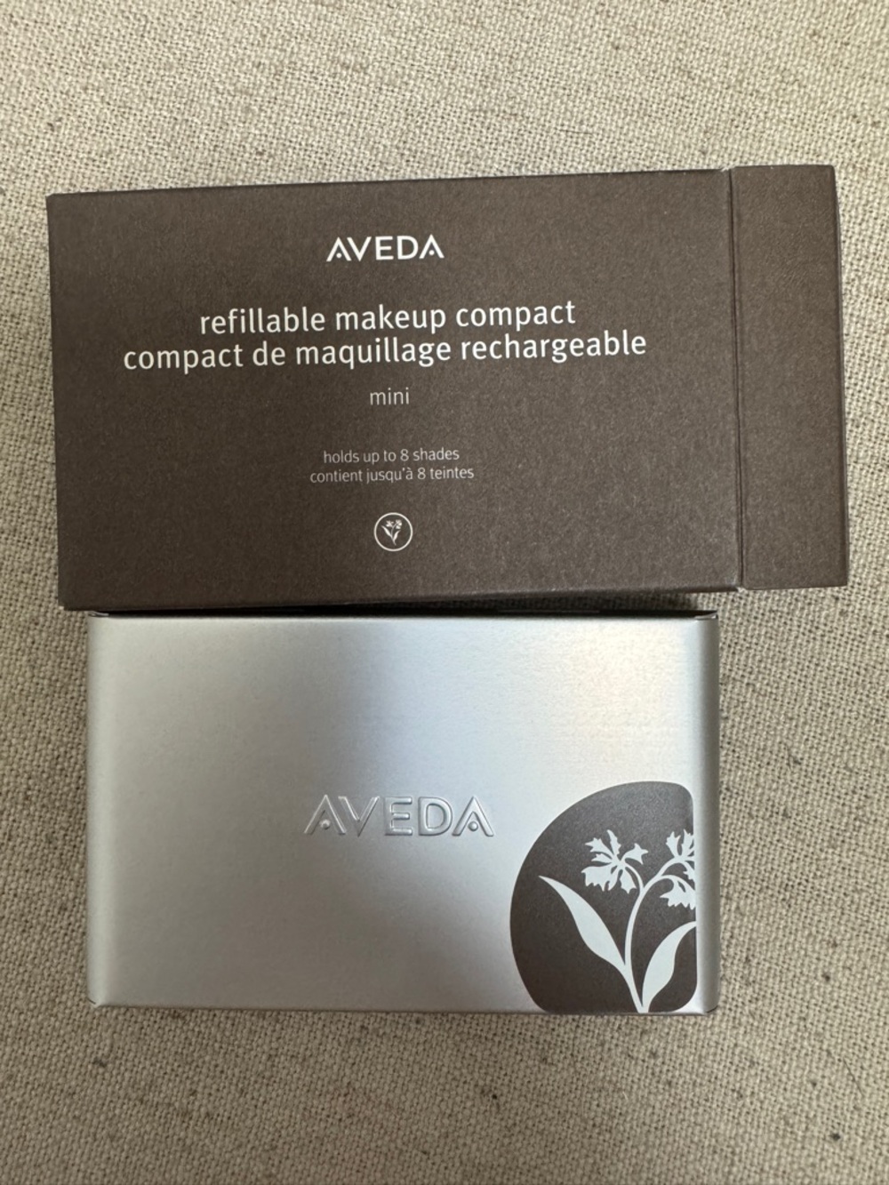 Aveda Refillable Makeup Compact Mini - Holds Up To 8 Shades.